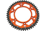 Rear Sprocket aluminium / steel 520 Moose Racing KTM / Husqvarna 50 teeth orange