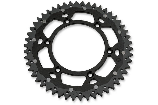 Bakdrev aluminium / stål 520 Moose Racing Beta RR 48 tänder svart