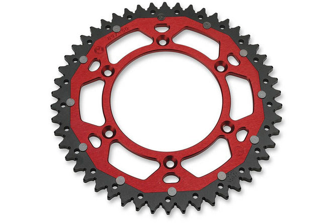 Bakdrev aluminium / stål 520 Moose Racing Beta RR 50 tänder röd