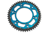 Rear Sprocket aluminium / steel 520 Moose Racing KTM / Husqvarna 50 teeth blue