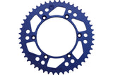 Rear Sprocket aluminium 520 Moose Racing Yamaha 48 teeth blue