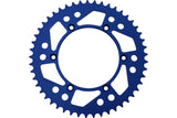 Rear Sprocket aluminium 520 Moose Racing Yamaha 49 teeth blue