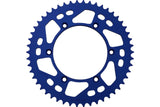 Rear Sprocket aluminium 520 Moose Racing Yamaha 50 teeth blue