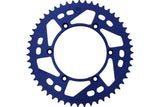 Rear Sprocket aluminium 520 Moose Racing Yamaha 51 teeth blue