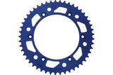 Rear Sprocket aluminium 520 Moose Racing Yamaha 49 teeth blue