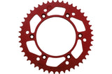 Rear Sprocket aluminium 520 Moose Racing Honda / Beta 46 teeth red