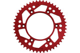 Rear Sprocket aluminium 520 Moose Racing Honda / Beta 48 teeth red