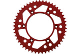 Rear Sprocket aluminium 520 Moose Racing Honda / Beta 49 teeth red
