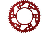 Rear Sprocket aluminium 520 Moose Racing Honda / Beta 450 teeth red