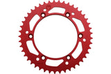 Rear Sprocket aluminium 520 Moose Racing 45 teeth red