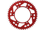 Rear Sprocket aluminium 520 Moose Racing 51 teeth red