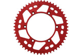 Rear Sprocket aluminium 520 Moose Racing 52 teeth red