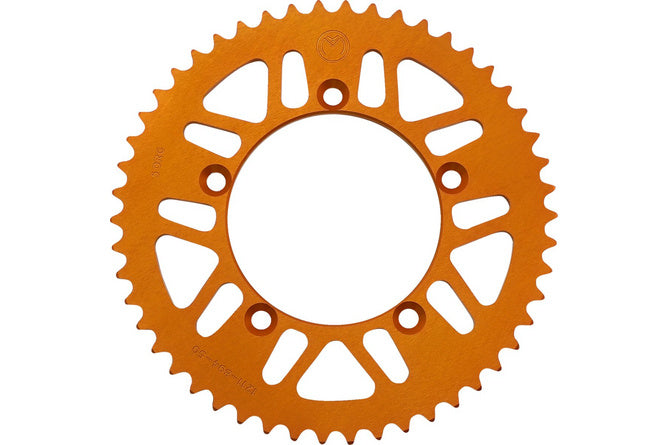 Bakdrev aluminium 420 Moose Racing TC / SX 65 50 tänder orange
