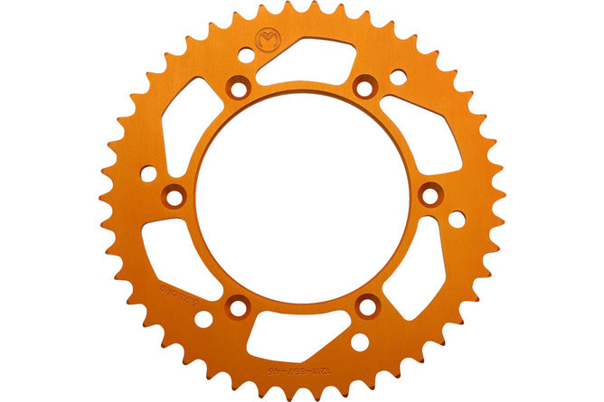 Bakhjulskugga aluminium 520 Moose Racing KTM 125 - 500 46 tänder orange