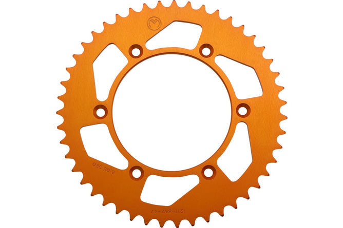 Bakdrev aluminium 520 Moose Racing KTM 125 - 500 47 tänder orange