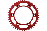 Rear Sprocket aluminium 520 Moose Racing Beta RR 42 teeth red