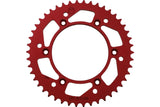 Rear Sprocket aluminium 520 Moose Racing Beta RR 46 teeth red