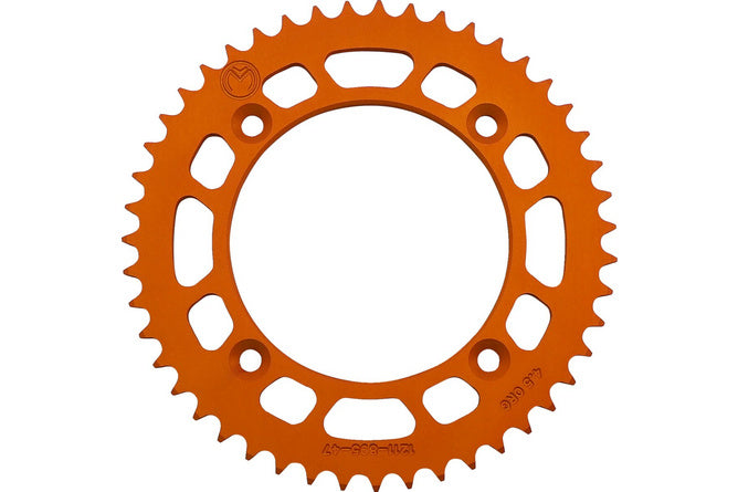 Bakdrev aluminium 428 Moose Racing TC / SX 85 47 tänder orange