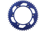 Rear Sprocket aluminium 520 Moose Racing 46 teeth blue