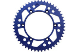 Rear Sprocket aluminium 520 Moose Racing 49 teeth blue