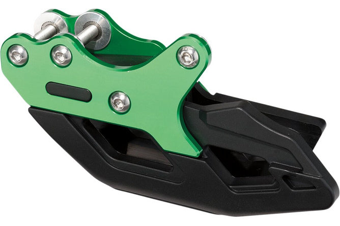Svängarmskydd komplett Moose Racing KXF 250 / 450 Aluminium / Polyuretan grön