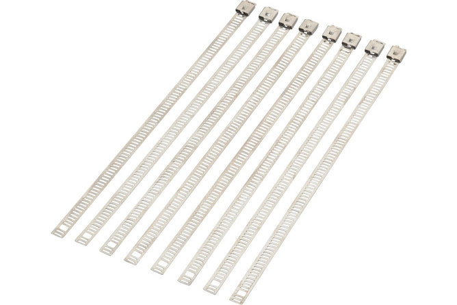 Kabelband x8 steglik stil 20cm rostfritt stål
