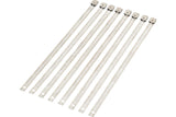 Cable Ties x8 ladder style 20cm stainless steel