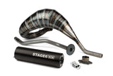 Exhaust Stage6 80 - 90 Derbi black