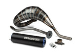 Exhaust Stage6 80 - 90 Derbi blue / black