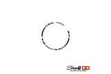 Rim Sticker Set Scooter 10u0022 Stage6 Blanc