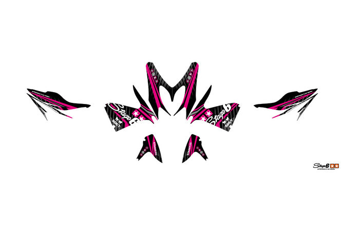 Grafik Kit Yamaha Aerox före 2013 Stage6 Pink