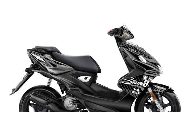 Grafik Kit Yamaha Aerox efter 2013 Stage6 Svart