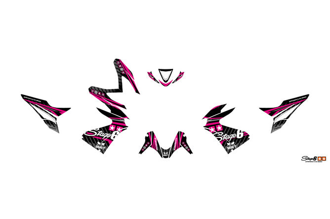 Grafik Kit Yamaha Aerox efter 2013 Stage6 Pink