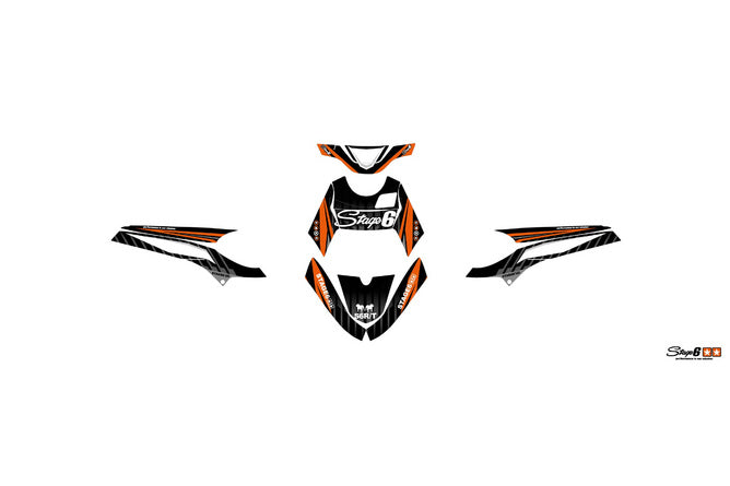 Grafikpaket Yamaha BWs efter 2004 Stage6 Orange