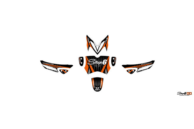 Grafik Kit Yamaha Slider Stage6 Orange