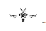 Graphic Kit Yamaha Slider Stage6 Blanc