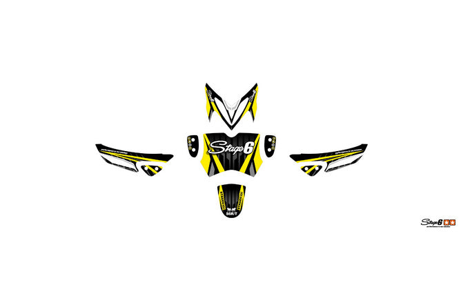 Grafikpaket Yamaha Slider Stage6 Gul