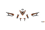 Graphic Kit Peugeot Streetzone Stage6 Orange