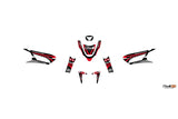 Graphic Kit Peugeot Streetzone Stage6 Red