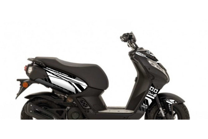 Grafik Kit Peugeot Streetzone Stage6 Blanc