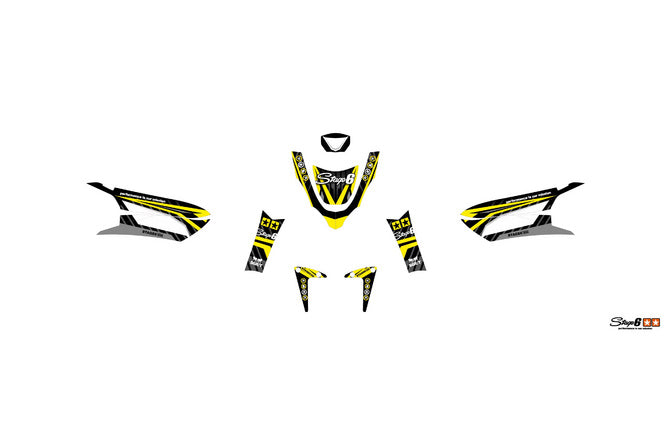 Grafik Kit Peugeot Streetzone Stage6 Gul