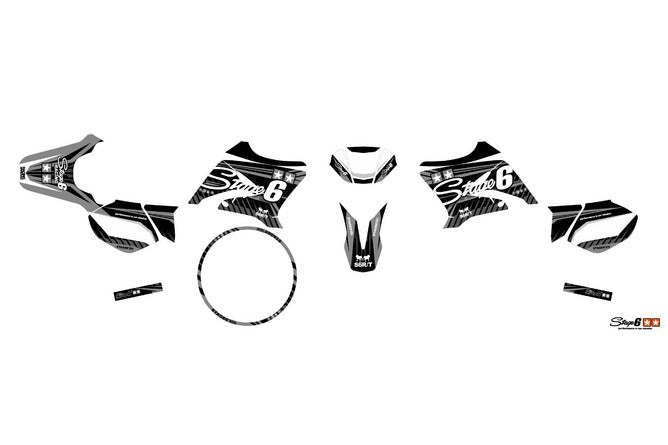 Grafikpaket Yamaha DT 50 Stage6 Svart