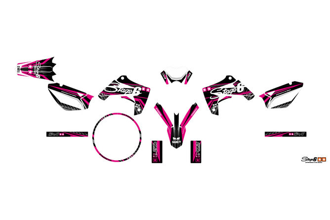 Grafik Kit Rieju MRT 2009 - 2021 Stage6 Rosa