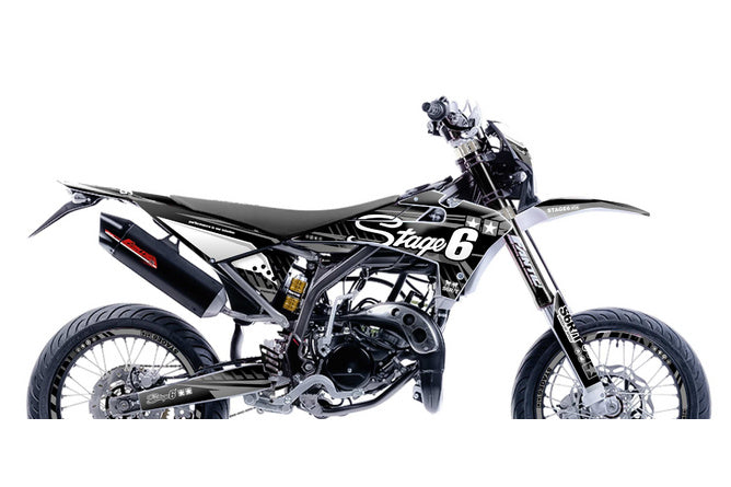 Grafikpaket Fantic XM 50 2017 - 2022 Stage6 Svart