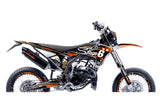Graphic Kit Fantic XM 50 2017 - 2022 Stage6 Orange