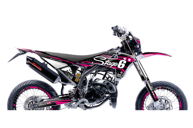 Grafikpaket Fantic XM 50 2017 - 2022 Stage6 Pink