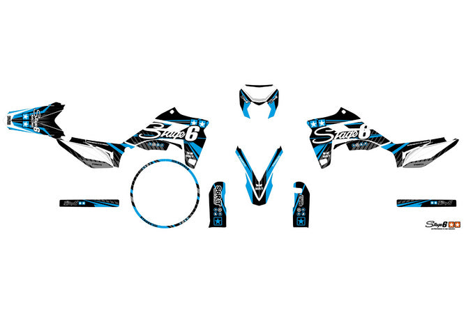 Grafik Kit Sherco SM-R 50 efter 2018 Blå