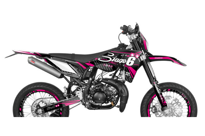 Grafikpaket Sherco SM-R 50 efter 2018 Stage6 Pink