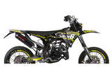 Graphic Kit Fantic XM 50 after 2023 Stage6 Yellow