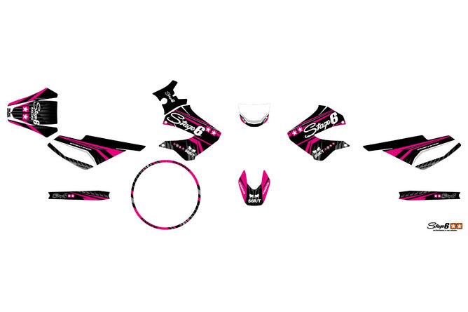 Grafikpaket Derbi X-Treme 2006 - 2010 Stage6 Pink